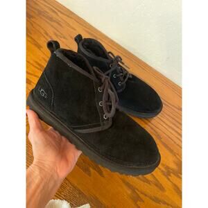 UGG Men's Neumel chukka boots in black suede size 10